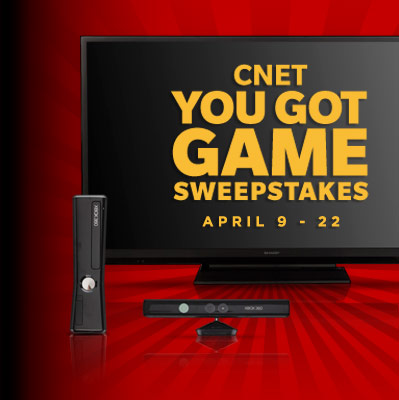 CNET YOU GOT GAME Sweepstakes: April 9 - 22