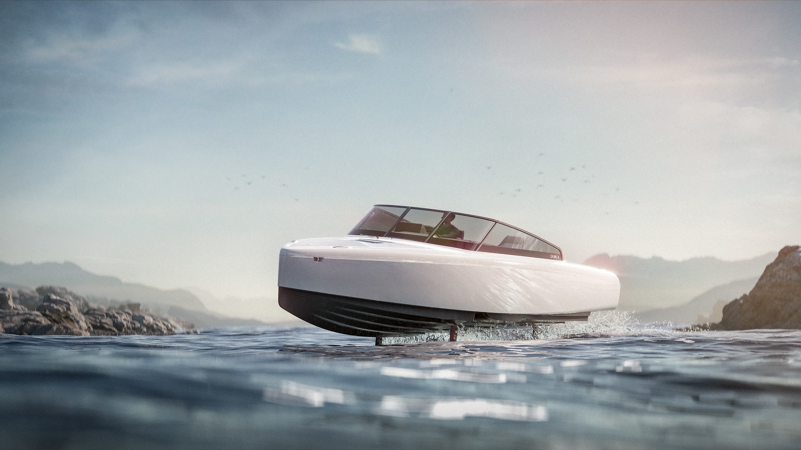 An all-electric hydrofoil boat