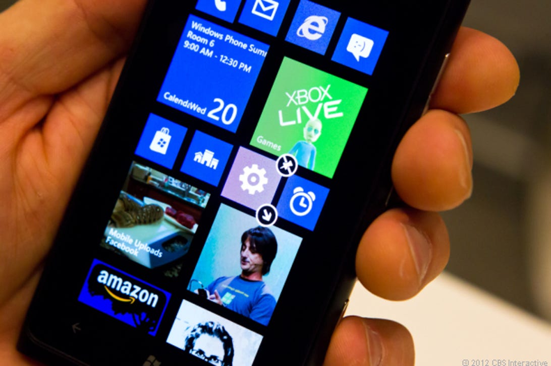 The new Windows Phone start screen