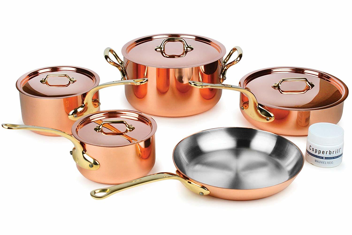 Mauviel Copper Triply 7-Piece Cookware Set