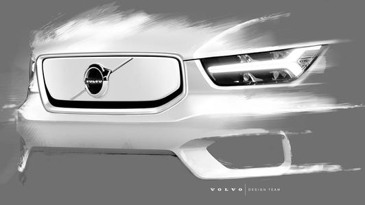 Volvo XC40 EV teaser