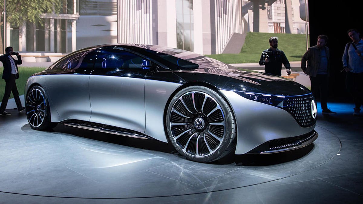 Mercedes Benz Vision Eqs Brings Sustainable Electric Luxury To Frankfurt Roadshow