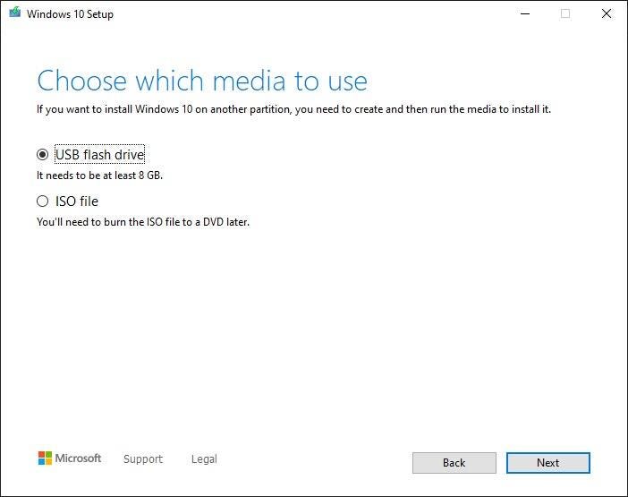 Windows 10 Boot Drive Creation Tool Steps 4 | Ditulis.id