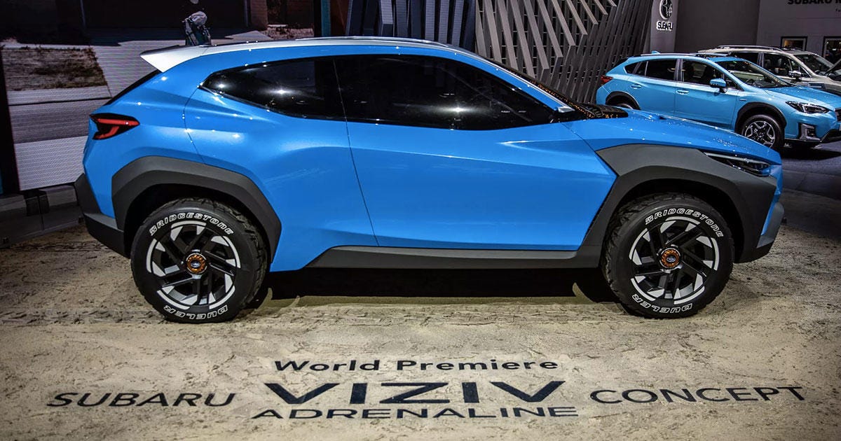 Subaru Viziv Adrenaline Concept Looks Like A Crosstrek From The Future Roadshow