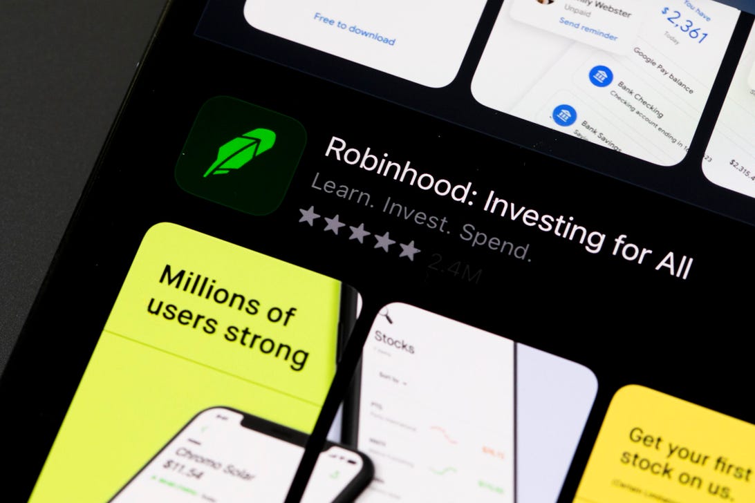 Robinhood sees stock price surge to new high - CNET