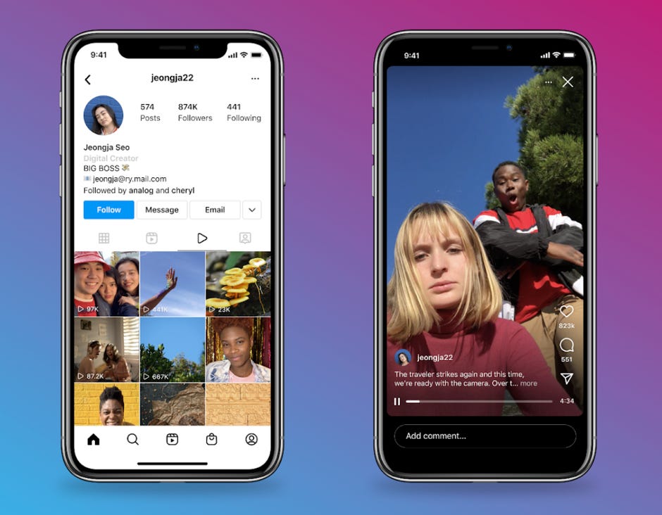 Instagram brings IGTV vids back to the main app with new Video tab - CNET