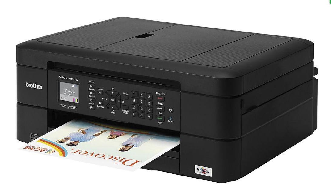 Print, scan, copy and fax for : Brother MFC-J485DW printer is half off