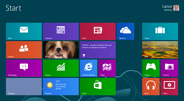 change start menu design windows 8
