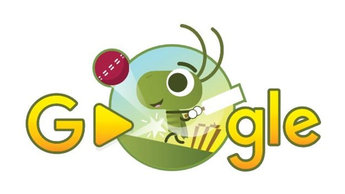 Google doodle celebrates cricket tournament with crickets   CNET