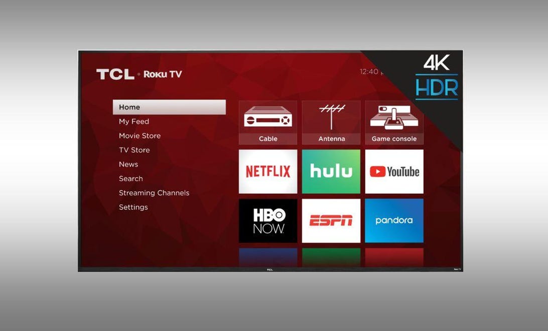The TCL 75-inch Roku TV is on sale at Best Buy for 9.99