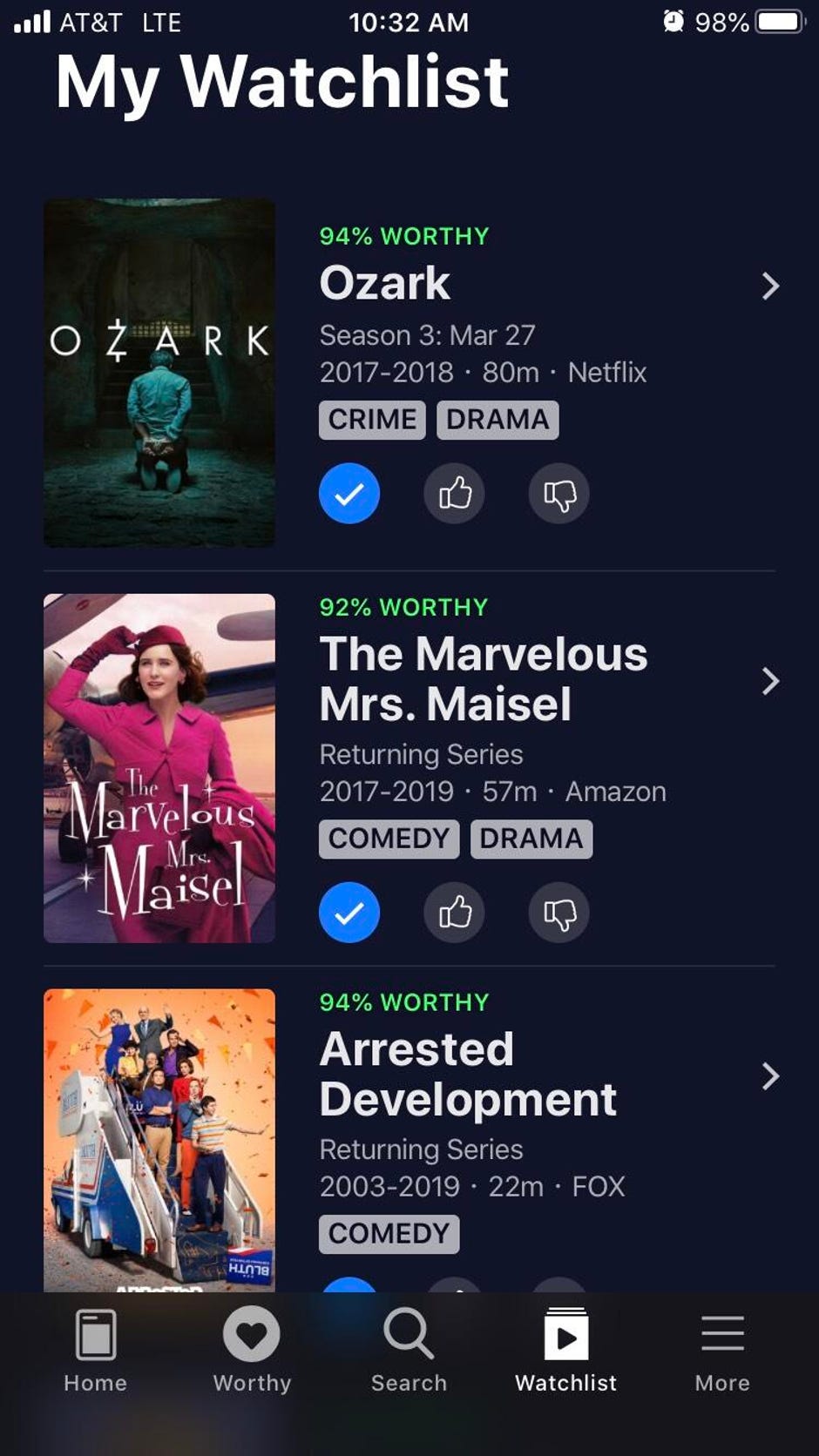 Get A Personalized List Of Shows To Stream Across Netflix Hulu And Amazon Prime With This Free App Cnet
