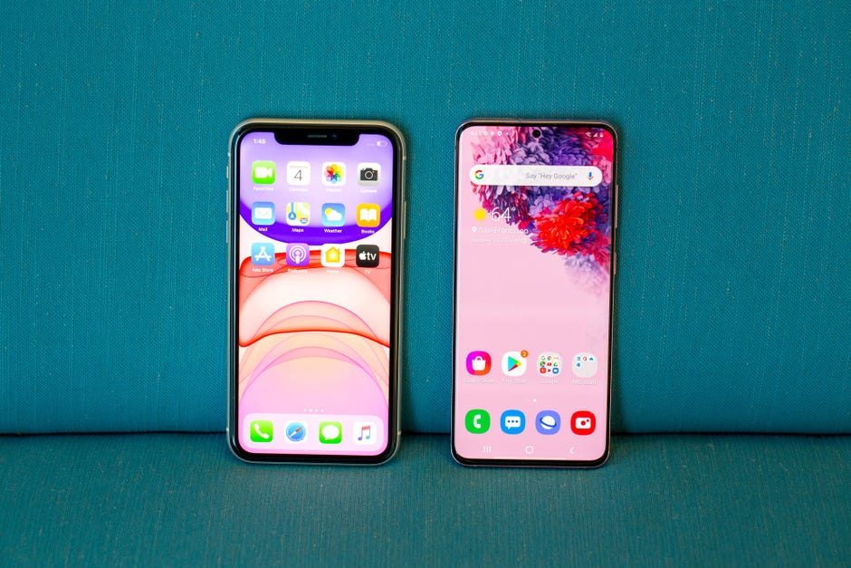 Iphone 11 Vs Galaxy S Apple And Samsung S Flagship Phones Compared Cnet