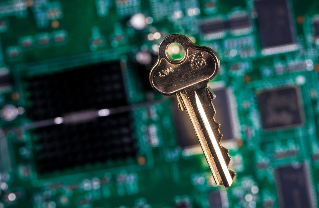 Cyber-security-key-unlock