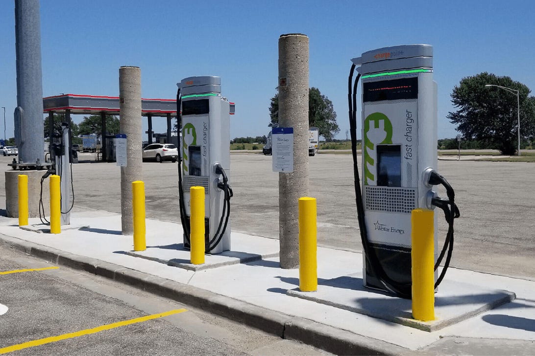 ChargePoint EV charging station