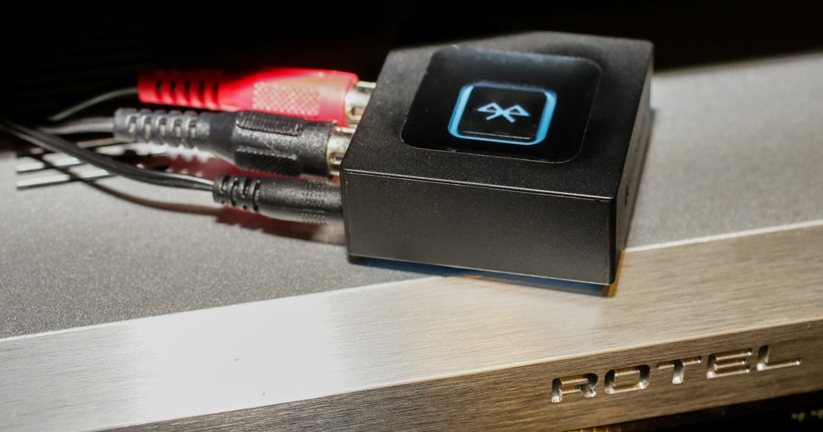 Logitech Bluetooth Music Receiver Review Forget The Aux Cord This Little Box Turns Any Stereo Into A Wireless Music System Cnet