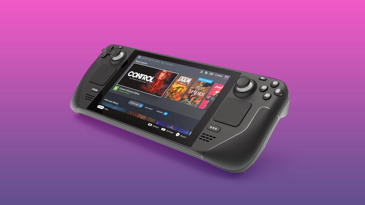Valve Steam Deck A 399 Nintendo Switch Like Pc Console Coming In 22 Cnet