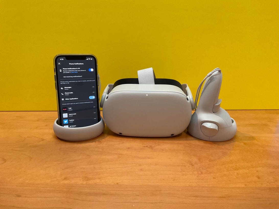 How to get iPhone notifications in VR with Oculus Quest