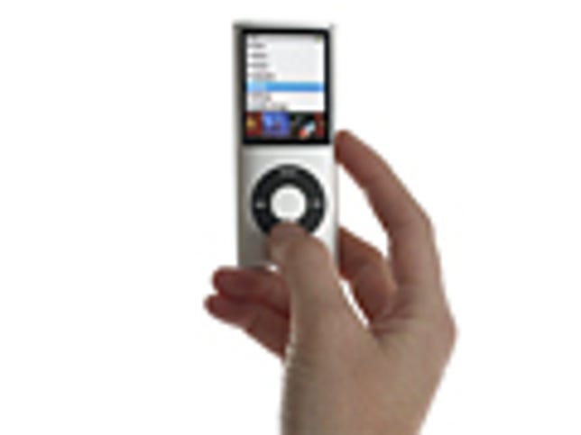 Image of fourth generation Apple iPod Nano.