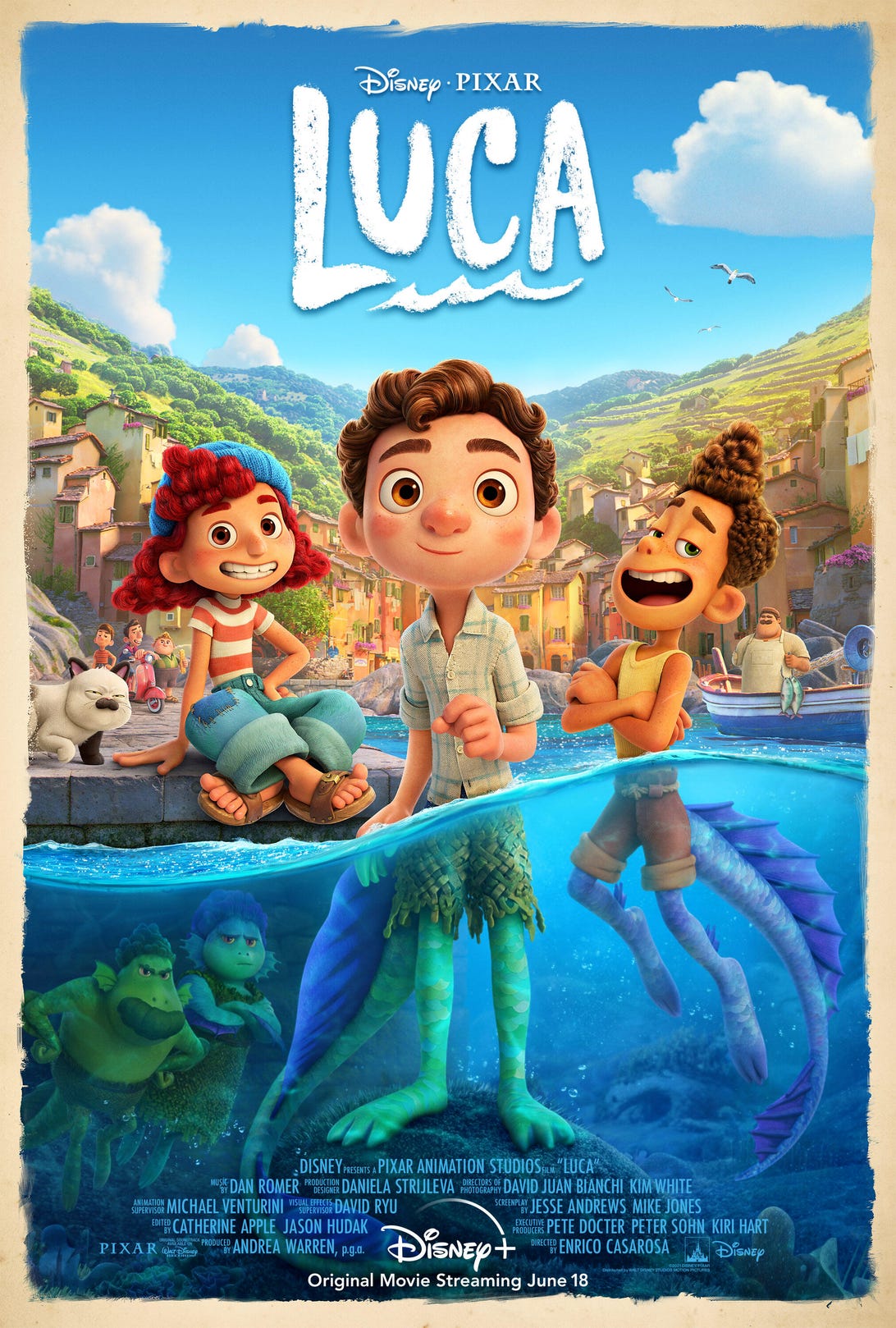 Pixar Luca poster