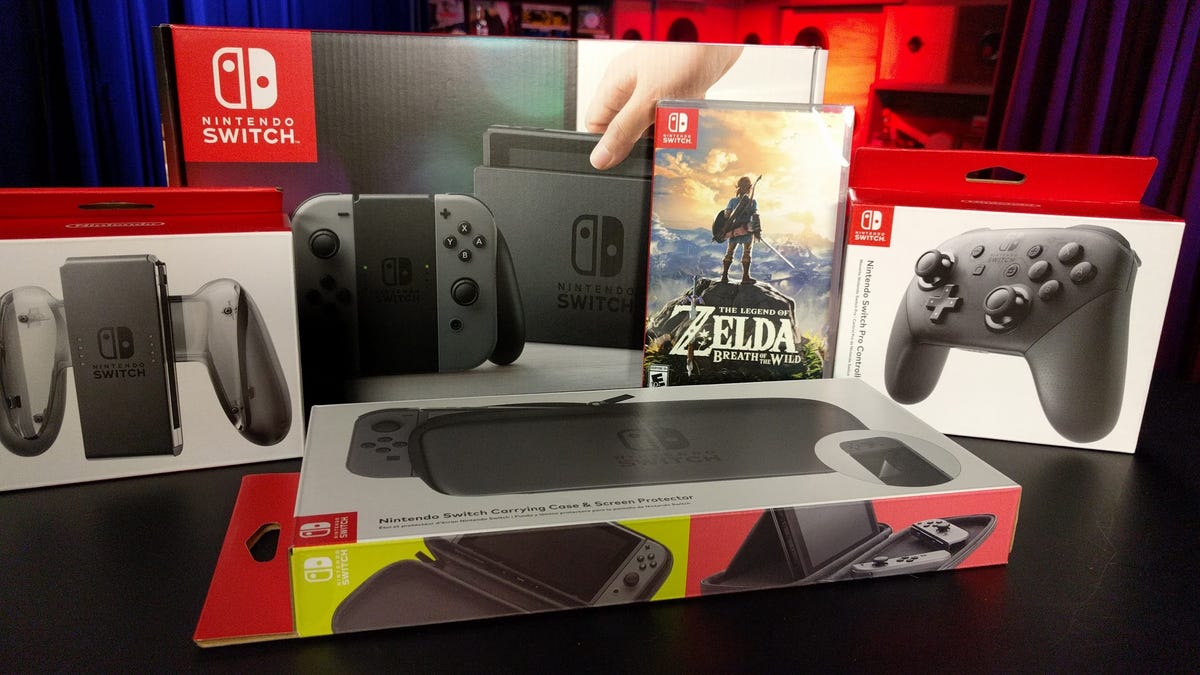 Nintendo Switch What S In The Box Cnet