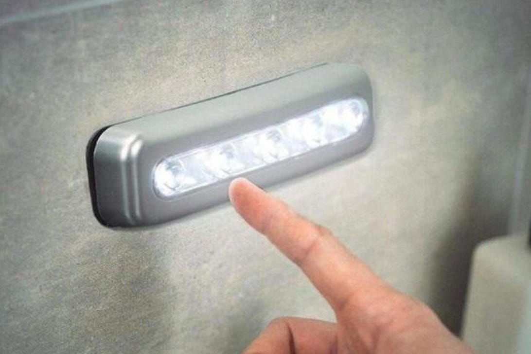 Get a 3-pack of these stick-on LED night-lights for 