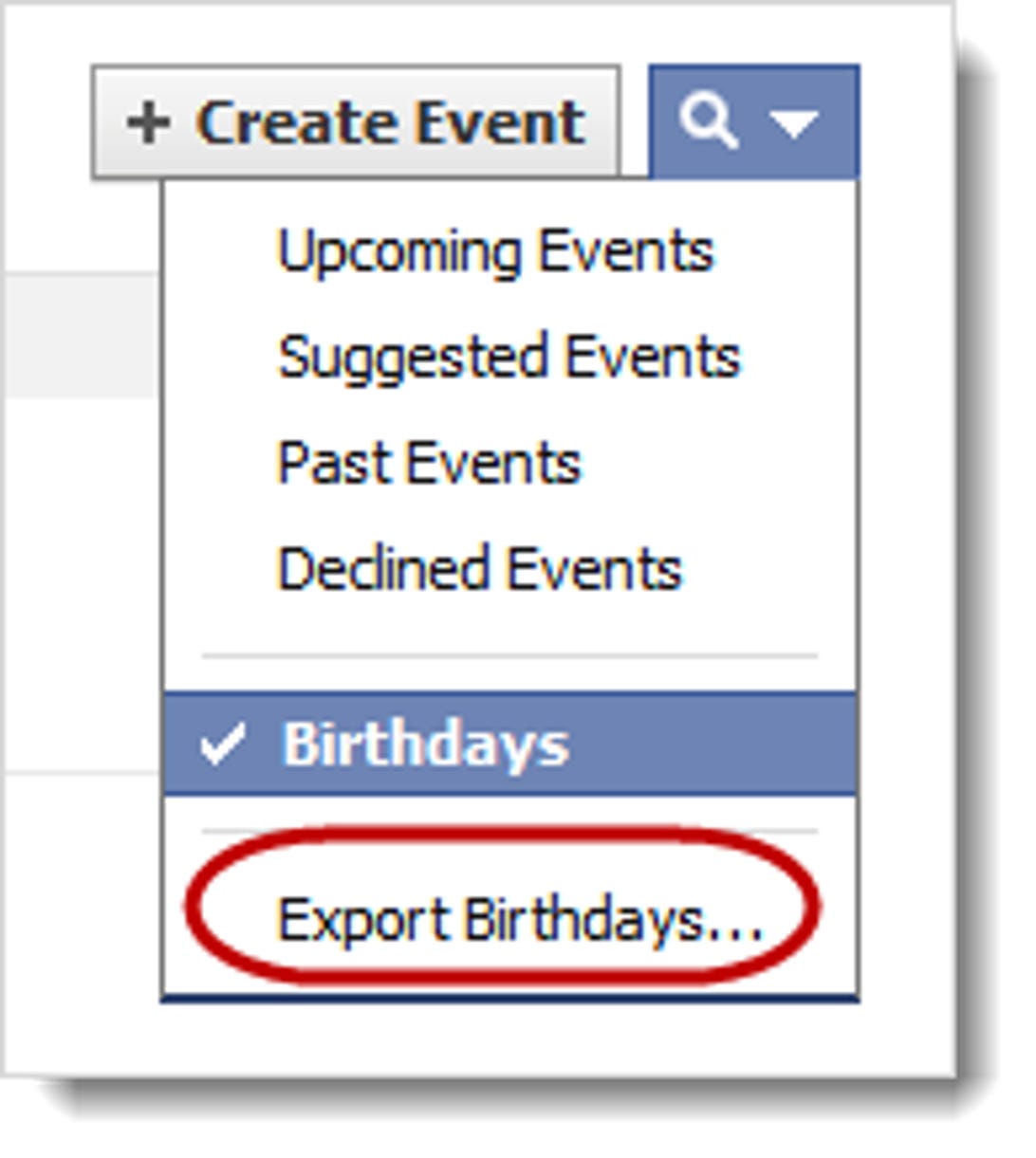 Export Birthdays