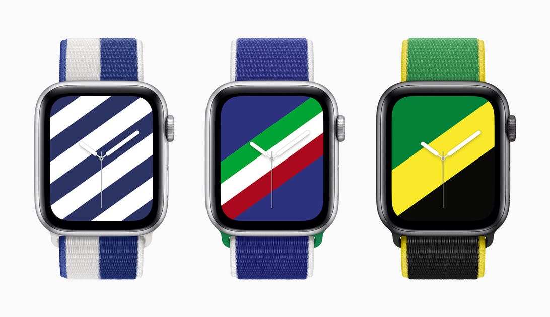 Apple launches 22 Apple Watch straps and dials to show your country's pride