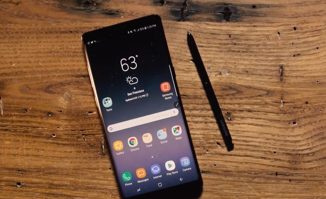 Galaxy Note 9 may have been revealed in this leaked picture