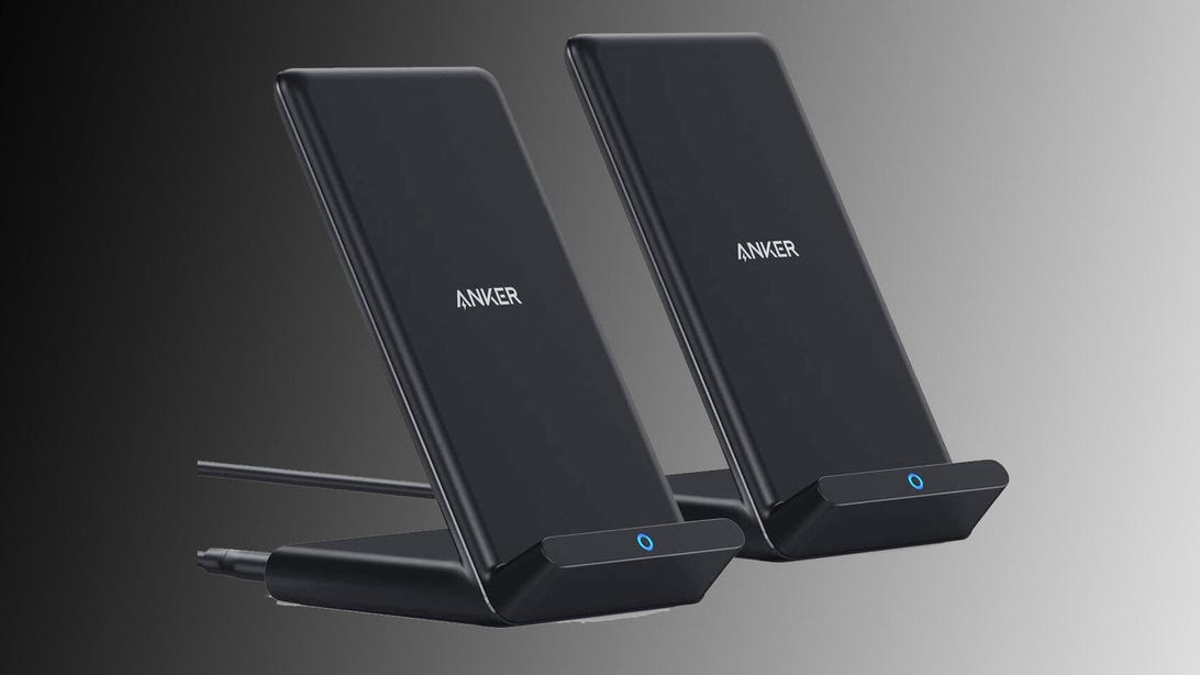 Get a 2-pack of Anker PowerWave wireless charging stands for 