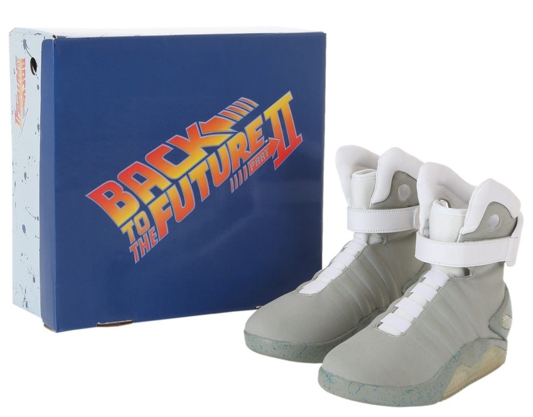 Back to the Future shoes and box