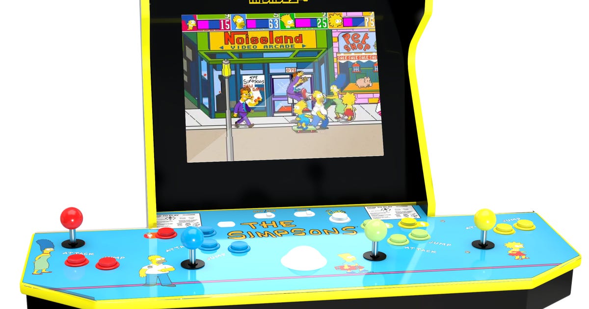 Â¡Ay, caramba! Arcade1Up brings back The Simpsons '90s arcade hit - CNET
