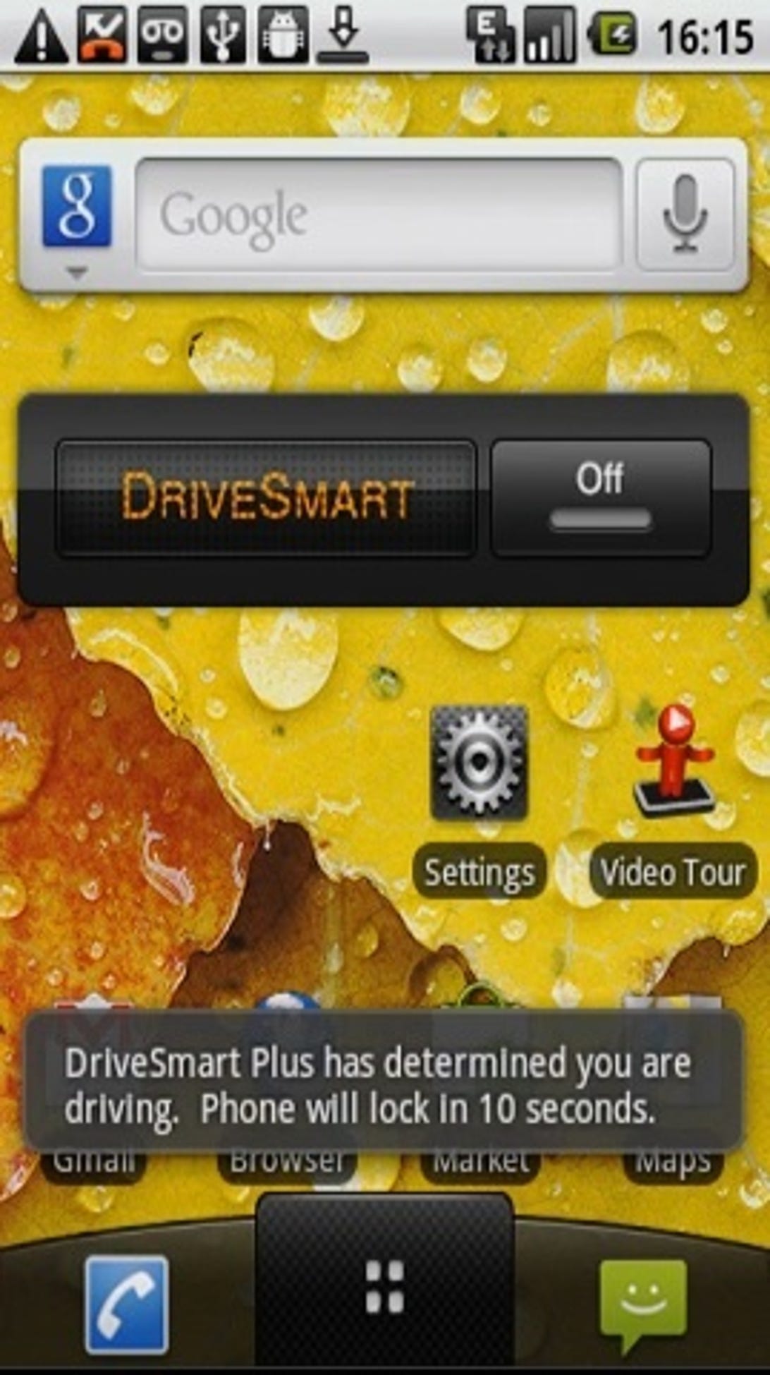The DriveSafe app for T-Mobile Android phones automatically blocks calls and texts when it detects the user driving.