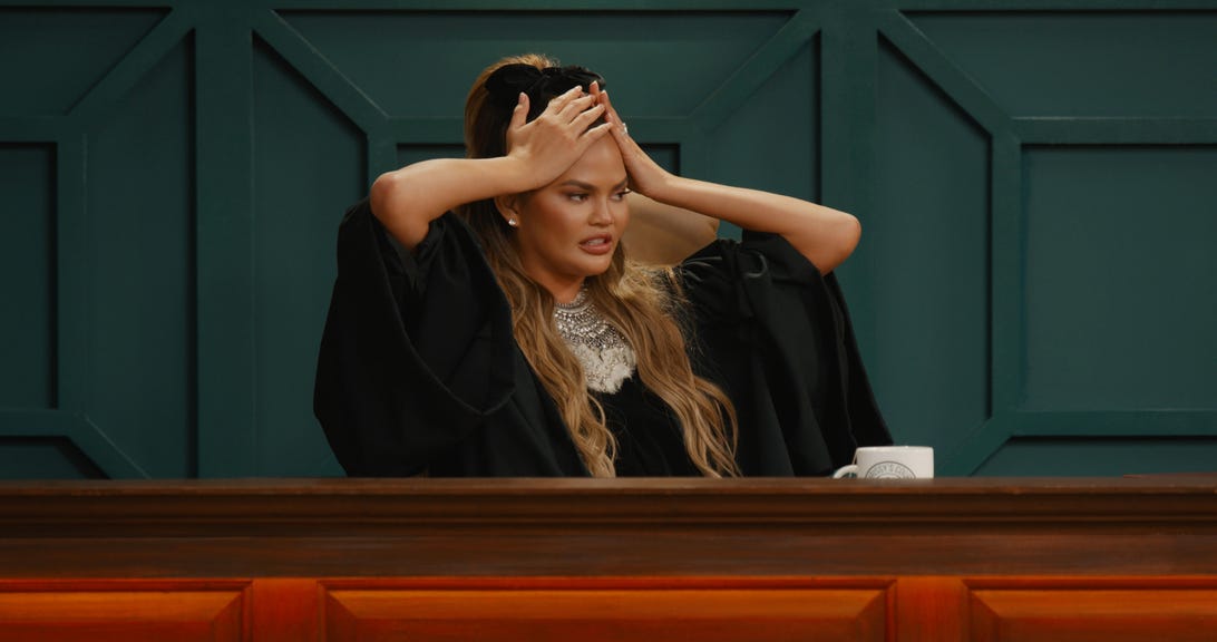Chrissy Teigen in Quibi's reality show Chrissy's Court