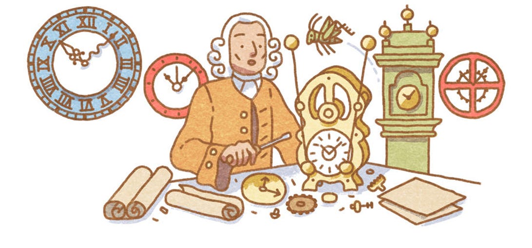 Google Doodle celebrates English inventor John Harrison
