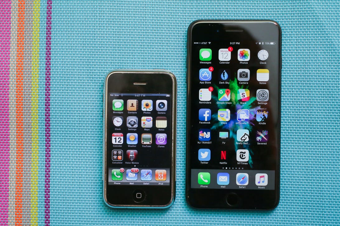 iPhone original vs. iPhone 7 Plus
