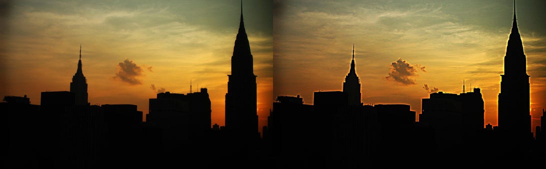 Нью-Йорк-горизонт-резкость