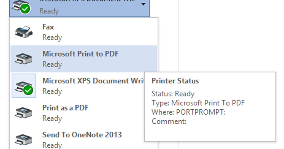 Print to PDF in Windows 10 - CNET