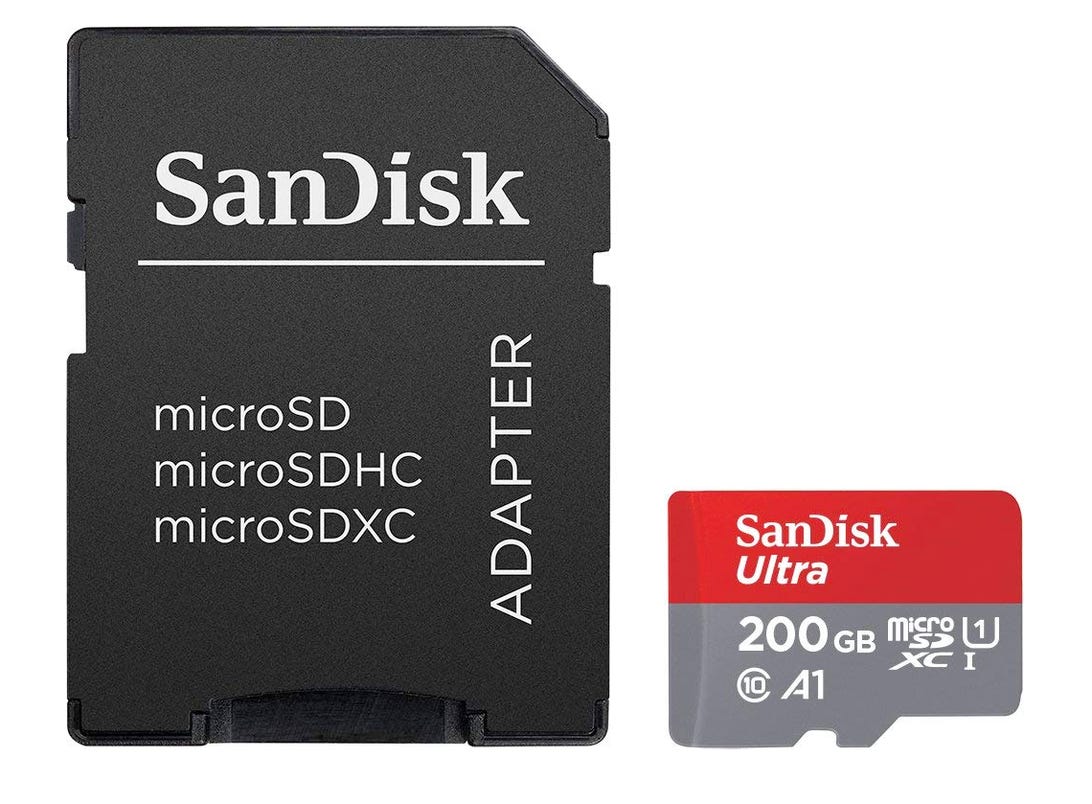 Amazon deal: SanDisk 200GB Ultra microSD memory card for 