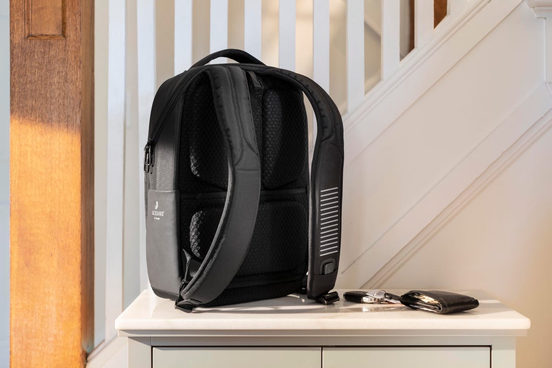 Samsonite’s Google-powered smart backpack has a touch-gesture strap