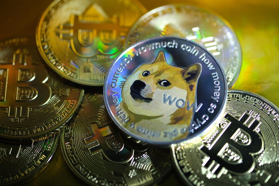 Dogecoin, the cryptocurrency that started out as a joke, grew by % in one week
