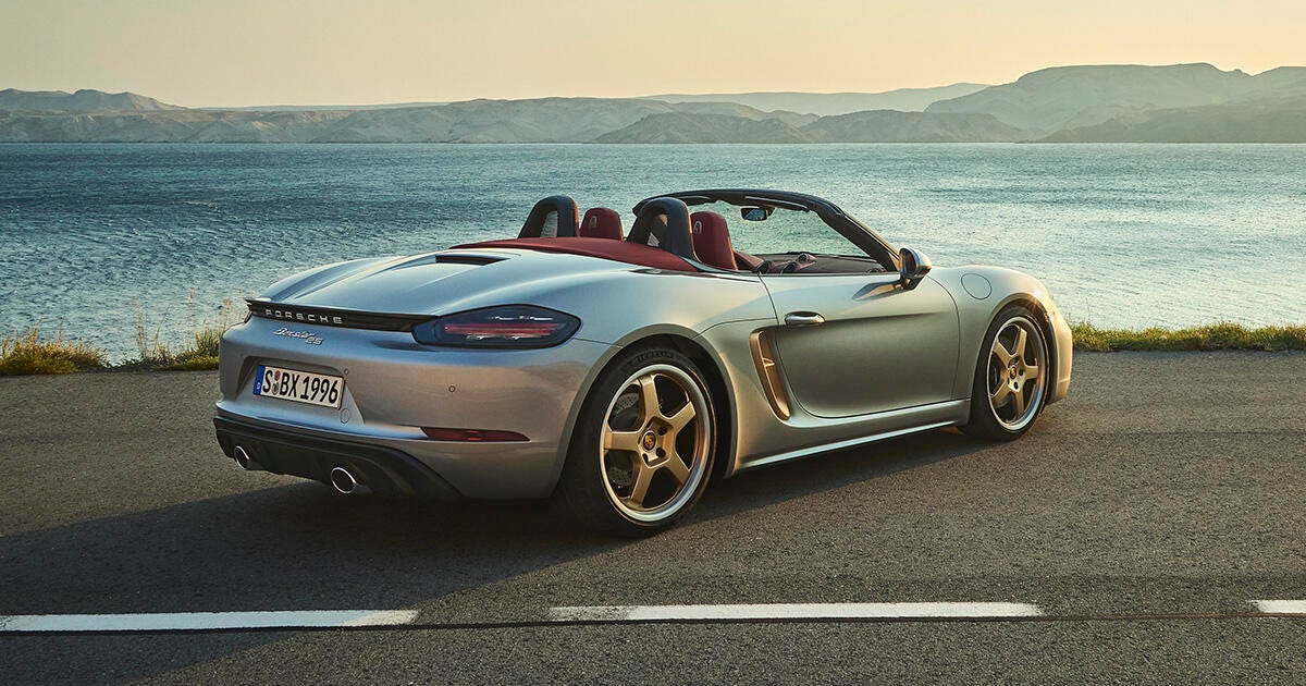 21 Porsche Boxster 25 Is A Celebratory Special Edition With Throwback Cues Roadshow