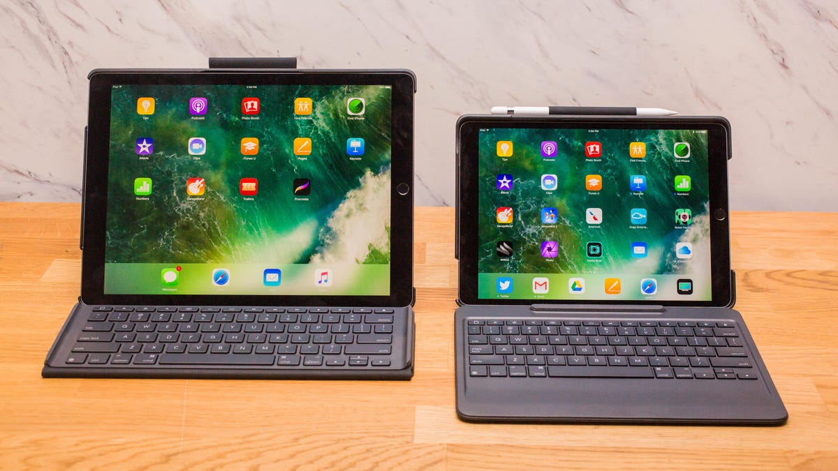 Logitech slim combo keyboard case for apple ipad pro 105 Logitech Slim Combo For Ipad Pro Review Keyboard Kickstand And Case In One Package Cnet
