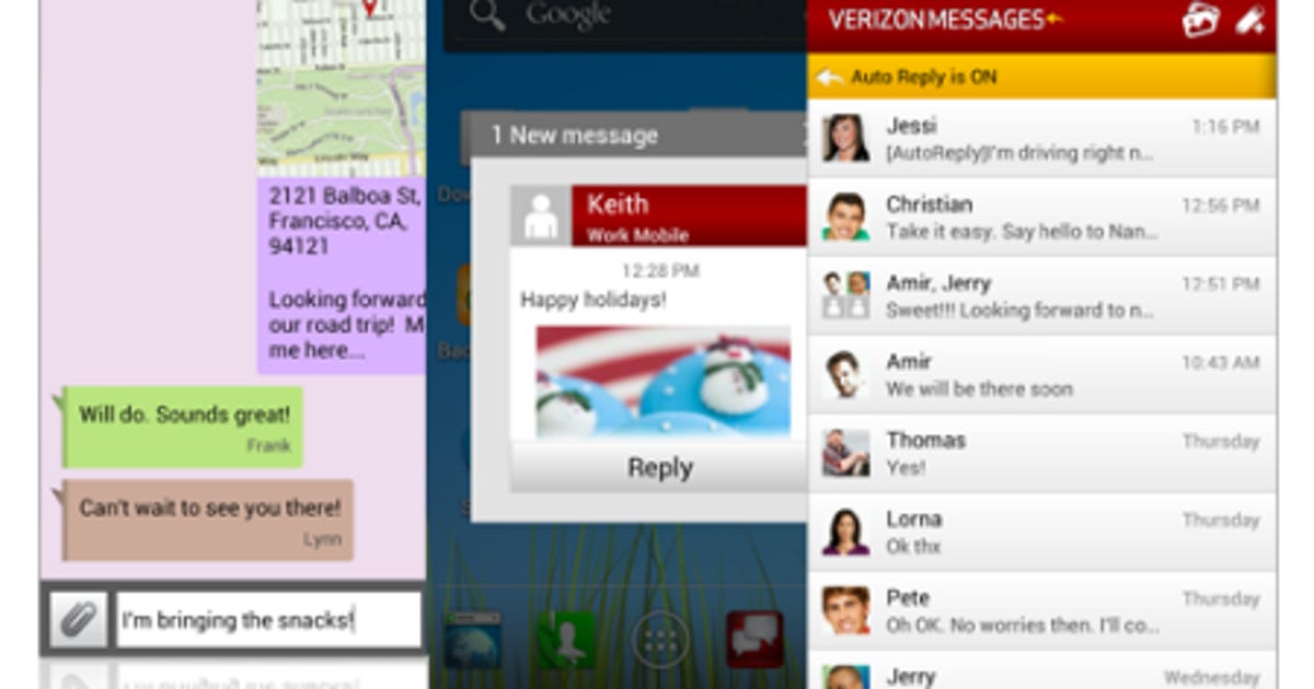 New Verizon app untethers text messages from your cell phone ...