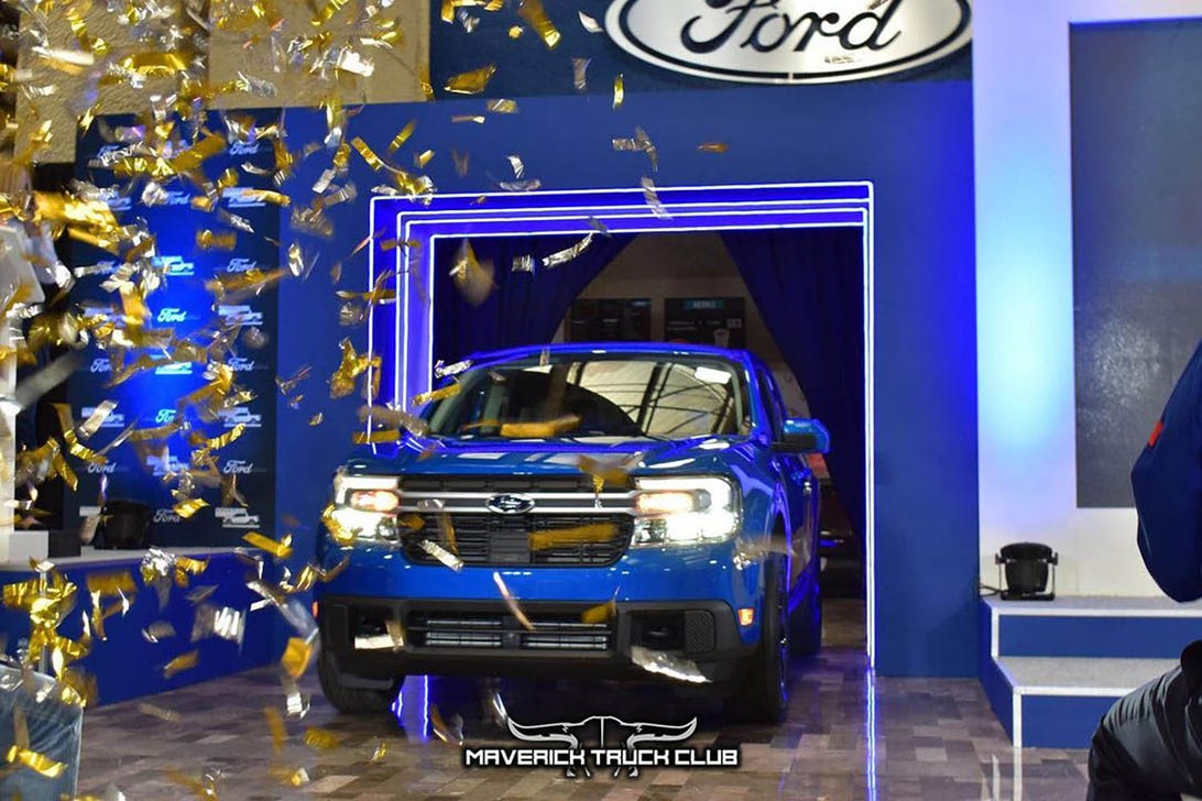 2022 Ford Maverick production celebration