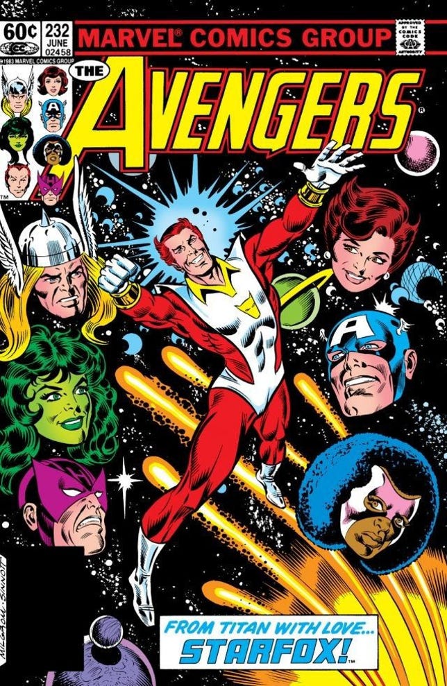Avengers 232 (Eros / Starfox)