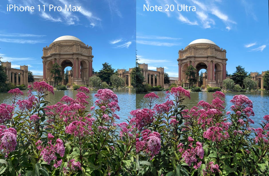 How Galaxy Note S Massive Camera Compares To Iphone 11 S Cnet