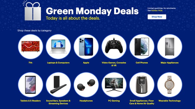 Best  Buy's Green Monday deals beat Black Friday pricing with huge discounts on TVs, PCs and more