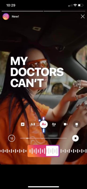Instagram takes on TikTok with song lyrics. Here’s how to sing along