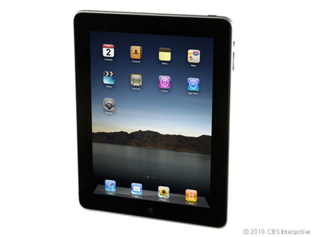 The first-generation Apple iPad.