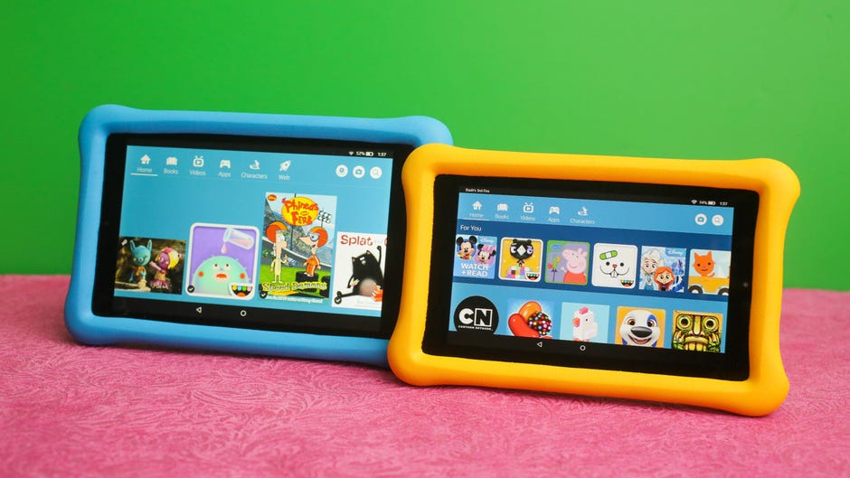 Amazon Fire 7 Kids Edition Review A Tablet Kids Quickly Outgrow Cnet - amazon kids fire tablet roblox download